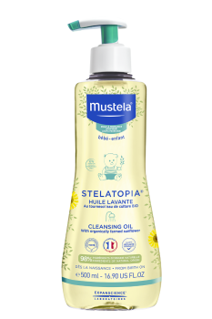Mustela Bebe Stelatopia Cleansing Oil Λάδι Καθαρισμού για Σώμα και Μαλλιά 500ml