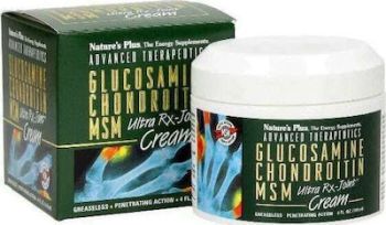 Nature's Plus Advanced Therapeutics Glucosamine Chondroitin MSM Ultra Rx Joint Cream 118ml