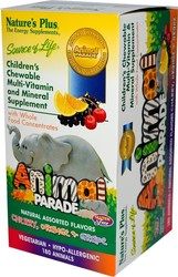 Nature's Plus Animal Parade Assorted 180 chewable