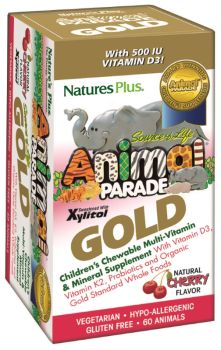 Nature's Plus Animal Parade Gold Cherry 60tabs