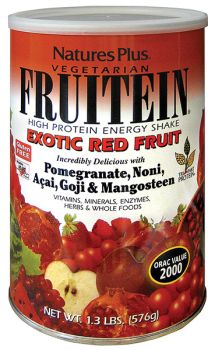Nature's Plus Fruitein Exotic Red Fruit Shake 1.35 lb
