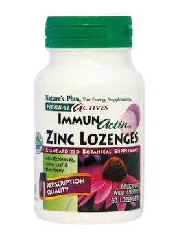 Nature's Plus Immunactin Zinc 60 lozenges