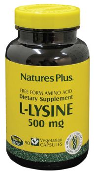 Nature's Plus L - Lysine 500mg 90 v.caps