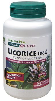 Nature's Plus Licorice (DGL) 500mg 60v.caps