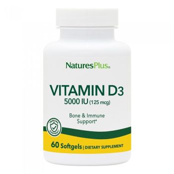 Nature's Plus Natural Vitamin D3 5000 IU 60softgels