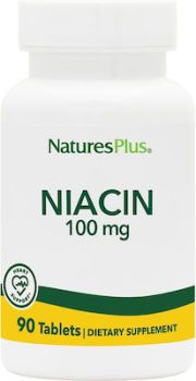 Nature's Plus Niacin 100 mg 90 tabs