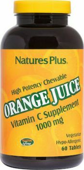 Nature's Plus Orange Juice C 1000 mg Chewable 60 tbs
