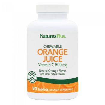 Nature's Plus Orange Juice C 500 mg Chewable 90 tbs