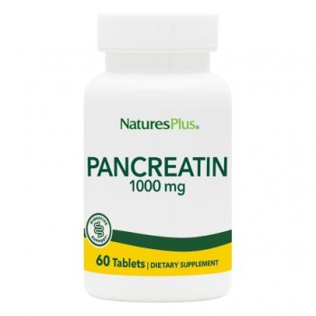 Nature's Plus Pancreatin 1000 mg 60 tabs