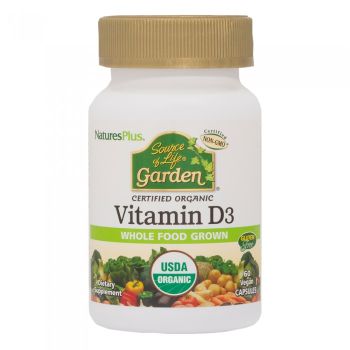 Nature's Plus Source Of Life Garden Vitamin D3 5000IU 60caps