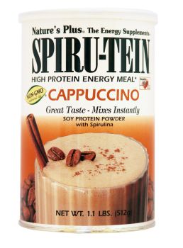 Nature's Plus Spirutein Cappuccino  Shake 1.1 lb