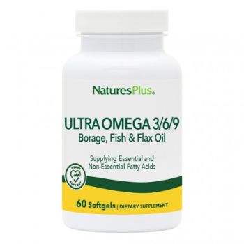 Nature's Plus Ultra Omega 3/6/9 60softgels 