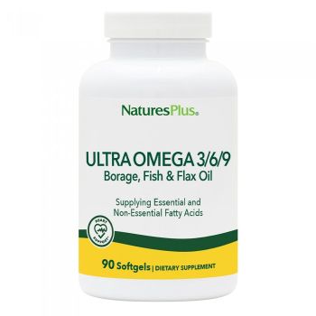 Nature's Plus Ultra Omega 3/6/9 1200 mg 90 softgels