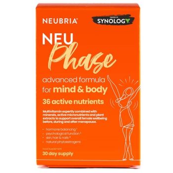 Neubria Neu Phase Συμπλήρωμα Διατροφής για Μυαλό, Σώμα Πριν, Κατά την Διάρκεια & Μετά την Εμμηνόπαυση 30 tabs