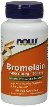 Now Foods Bromelain 500mg 60VCaps