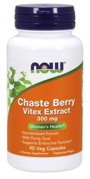 Now Foods Chaste Berry  Vitex Extract 300mg 90veg.caps