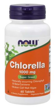 Now Foods Chlorella 1000mg 100veg.tabs