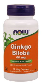 Now Foods Gingo Biloba 60mg 60veg.caps