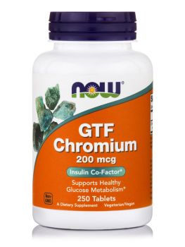 Now foods GTF Chromium 200mcg Vegetarian 250tabs