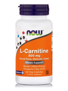 Now Foods L-Carnitine 500mg 30vcaps