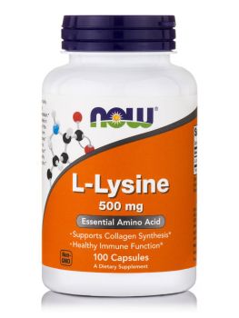 Now Foods L-Lysine  500mg 100caps