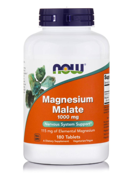 Now foods Magnesium Malate 1000mg 180tabs