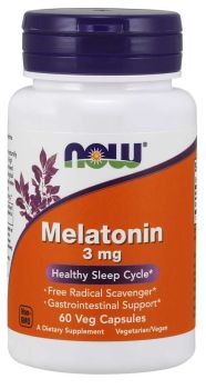 Now Foods Melatonin 3mg 60caps