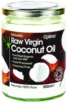 Optima Organic Raw Virgin Coconut Oil 500gr