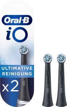 Oral-B iO Ultimate Clean Black Ανταλλακτικές Κεφαλές για Ηλεκτρική Οδοντόβουρτσα 319832 2τμχ
