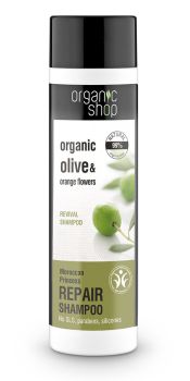 Organic Shop, Σαμπουάν Επανόρθωσης, Αβοκάντο & Ελιά, 280ml