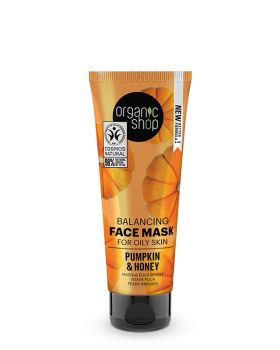 Organic Shop Balancing Face Mask for oily skin Pumpkin & Honey 75ml
