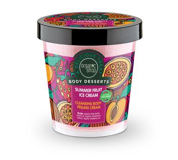 Organic Shop Body Desserts Καθαριστικό Peeling Σώματος Summer Fruit Ice Cream 450 ml
