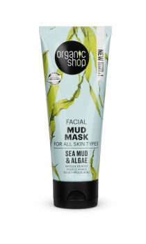Organic Shop Organic Algae & Sea Mud Facial Mask 75ml