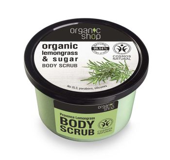 Organic Shop Scrub Σώματος Lemongrass & Sugar 250ml