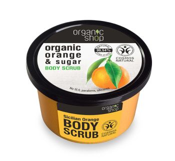 Organic Shop Scrub Σώματος Orange & Sugar 250ml