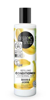 OS Μαλακτικό Αναπλήρωσης για Κανονικά Μαλλιά, Μπανάνα & Γιασεμί, 280 ml
