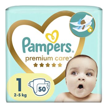 Pampers Premium Care Newborn Μέγεθος 1 (2-5kg) 52 πάνες