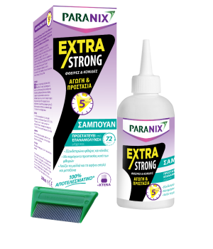 Paranix Extra Strong Shampoo Σαμπουάν Αγωγής & Προστασίας Για Φθείρες και Κόνιδες 200ml
