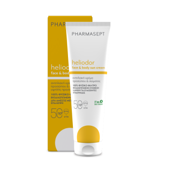 Pharmasept Heliodor Face and Body Sun Cream SPF50 Αντηλιακά Προσώπου και Σώματος 150ml