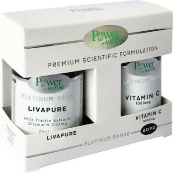 Power Health Classics Platinum Livapure 30tabs & Δώρο & Platinum Range Vitamin C 1000mg 20 ταμπλέτες