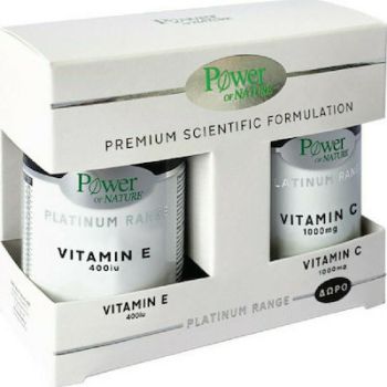 Power Health Classics Platinum  Vitamin E 400iu 30caps + Δώρο Vitamin C 1000mg 20tabs