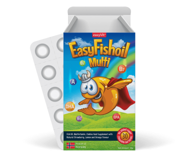 Power Health EasyFishoil Multi  30 μασώμενα ζελεδάκια
