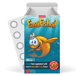 Power Health EasyFishoil Omega 3 30 μασώμενα ζελεδάκια