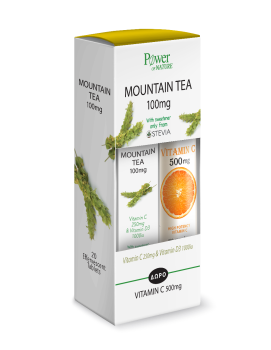 Power Health Mountain Tea TEA 20 eff. tabs + Δώρο Vitamin C-500mg 20 eff. tabs