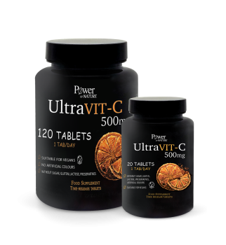 Power Health Sport Series UltraVit-C 500mg 120 tabs + Δώρο Ultra Vit-C500mg 20tabs