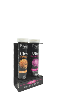 Power Health Ultra Vitamin C Πορτοκάλι 1000mg 20 αναβράζοντα δισκία +Δώρο Ultra Echinacea 20s