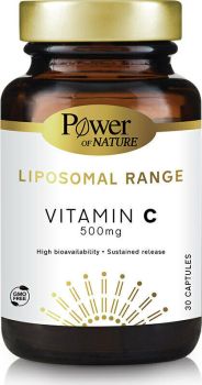 Power Of Nature Liposomal Range Vitamin C Sustained Release 500mg 30 κάψουλες