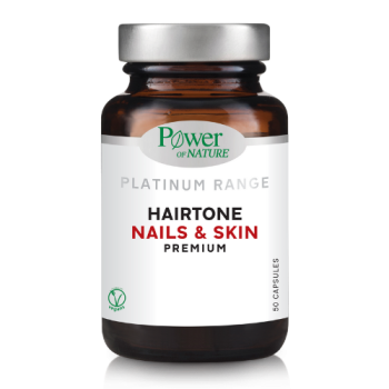 Power Of Nature Platinum Range Hairtone Nails & Skin 30caps + Δώρο B-Vit-12 1000μg 20tabs