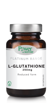 Power Of Nature Platinum Range L-Glutathione 250mg 30caps & Δώρο Vitamin C 1000mg 20tabs