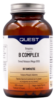 Quest B Complex  Timed Release 60tabs (MEGA B-100)